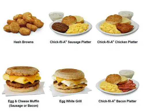 Menu of Chick-fil-A, Southpark Meadows, Austin  