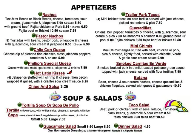 Best restaurant menu near Downtown Austin