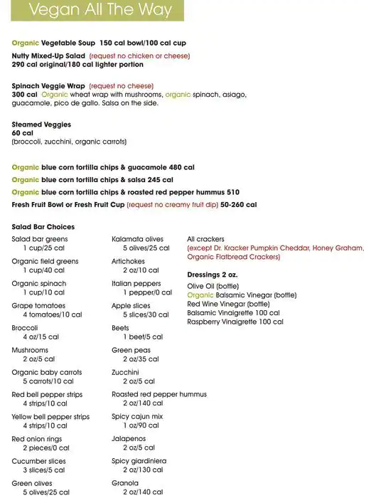 Menu of Jason's Deli, Arboretum, Austin  