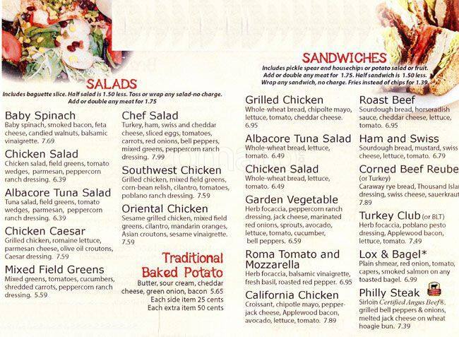 Menu of Kneaded Pleasures, Northwest Hills, Austin  