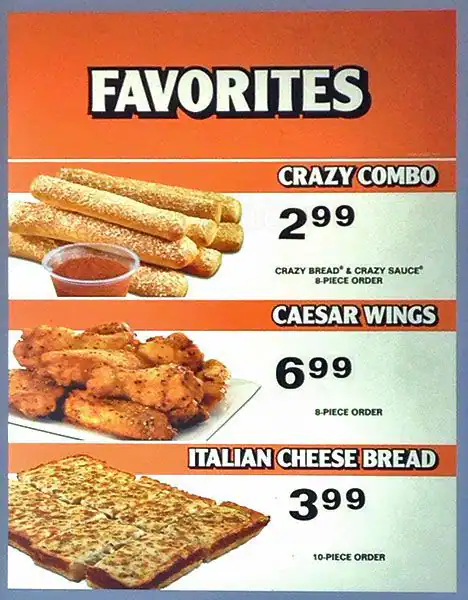 Menu of Little Caesars, Cedar Park, Cedar Park  