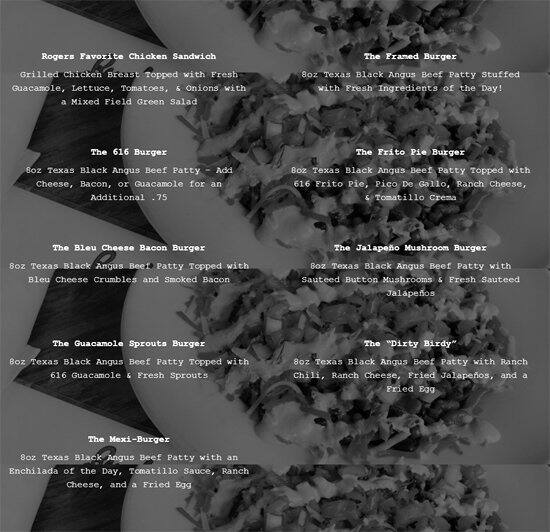 Menu of Ranch 616, Downtown, Austin  