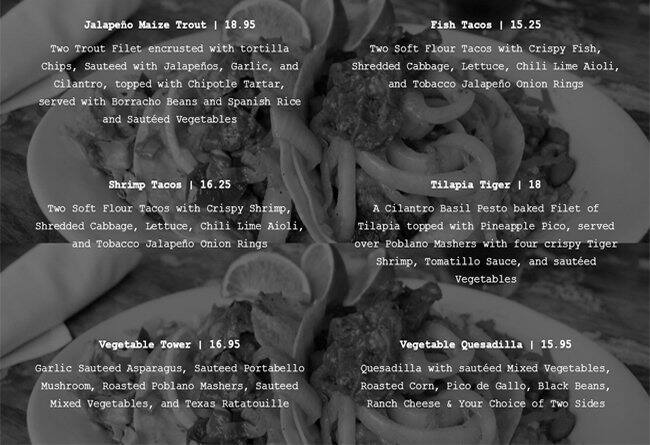 Menu of Ranch 616, Downtown, Austin  