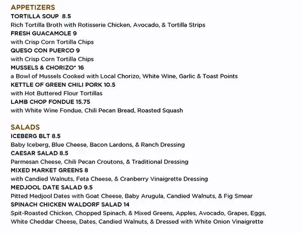 Tasty food Southwesternmenu Downtown, Austin