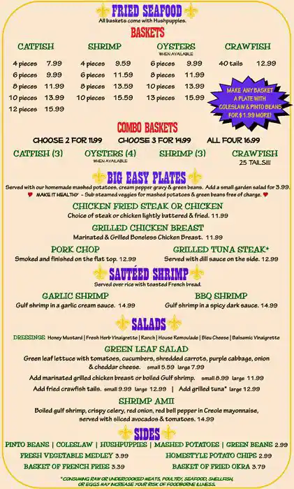 Menu of Shoal Creek Saloon, Downtown, Austin  