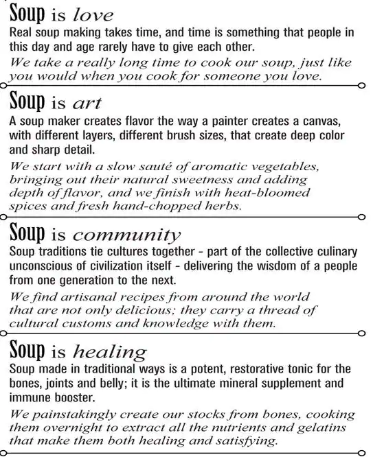 Menu of Soup Peddler, Bouldin, Austin  