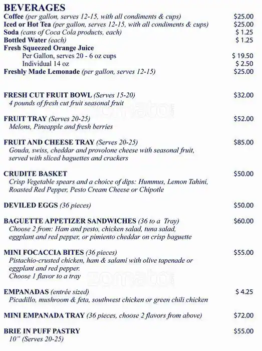 Best restaurant menu near Central Park Hyde Park Austin