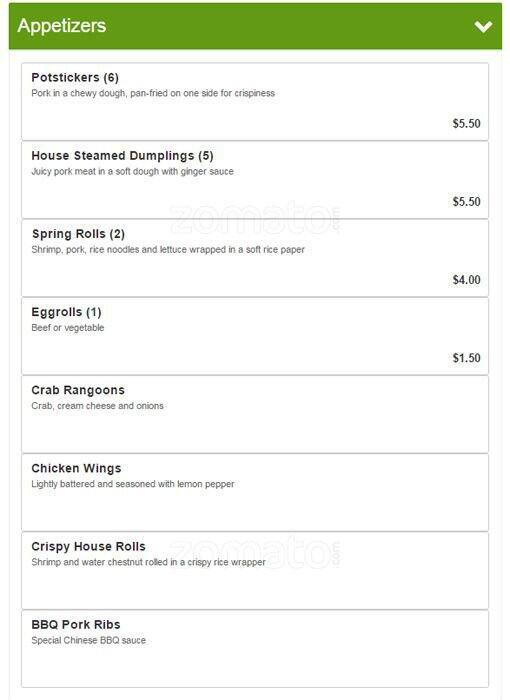 Best restaurant menu near Arboretum Austin
