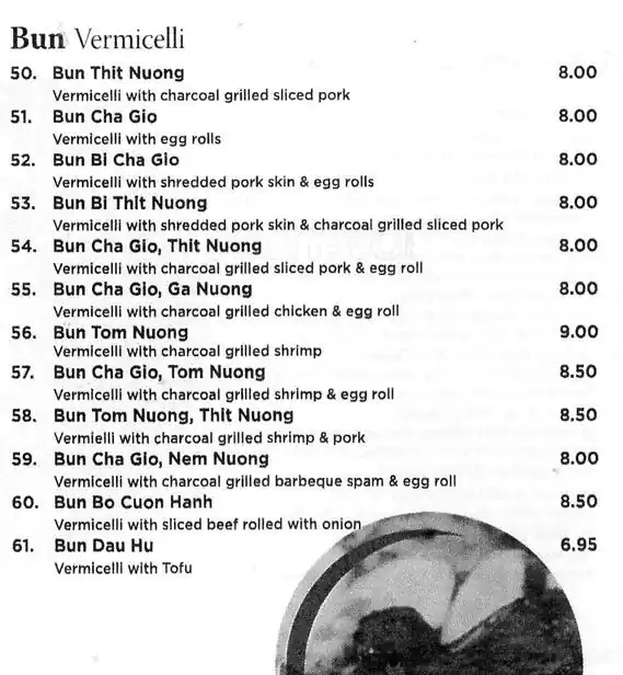 Menu of Pho King, Copperfield, Austin  