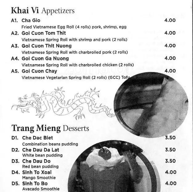 Menu of Pho King, Copperfield, Austin  