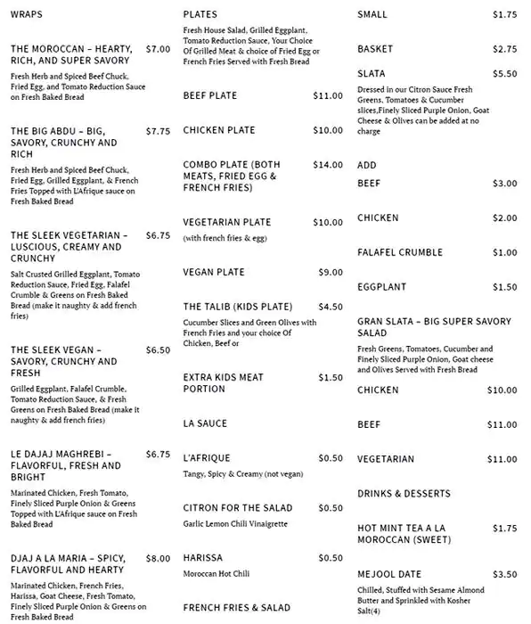 Best restaurant menu near Southpark Meadows Austin
