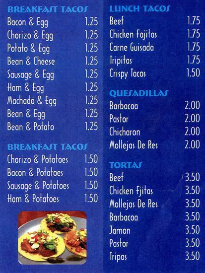 Tasty food Mexicanmenu Windsor Hills, Austin