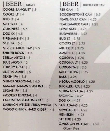 Tasty food Tex-Mexmenu South Lamar Street, Dallas