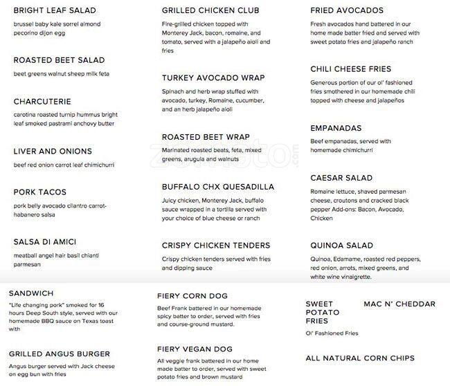 Tasty food Americanmenu East Cesar Chavez, Austin