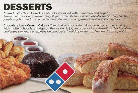 Menu of Domino's Pizza, Manchaca, Austin  