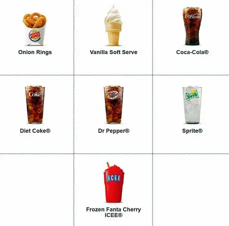 Menu of Burger King, Windsor Hills, Austin  