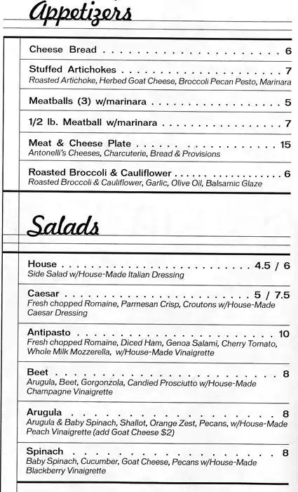 Menu of Via 313, West Oak Hill, Austin  