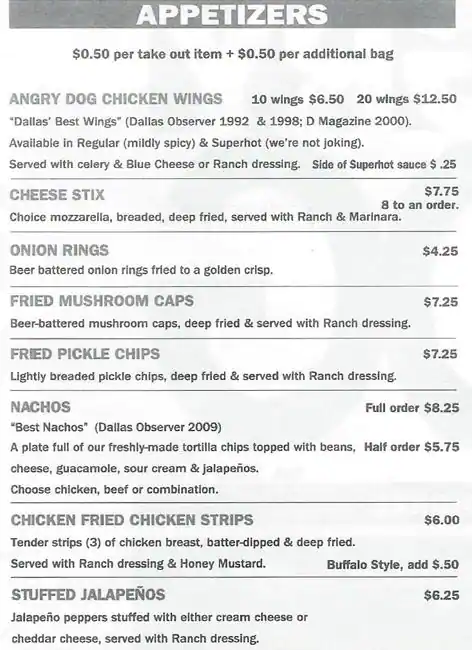 Best restaurant menu near Commerce Street Dallas