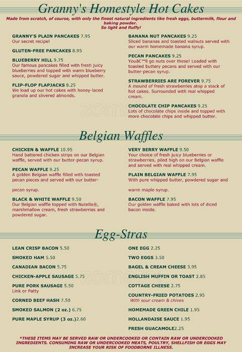 Menu of Benedict's, Dallas, Addison  