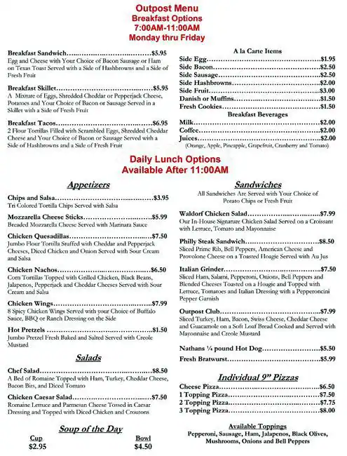 Best restaurant menu near Allen Heights Village Allen Allen