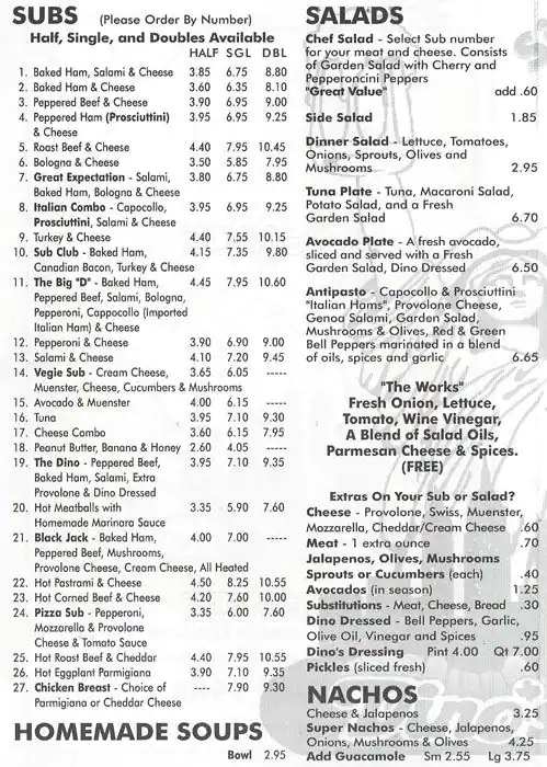 Tasty food Sandwichmenu Arlington, Arlington