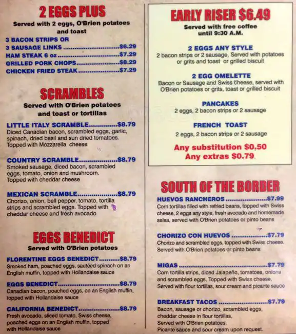 Best restaurant menu near Northwest Highway Dallas