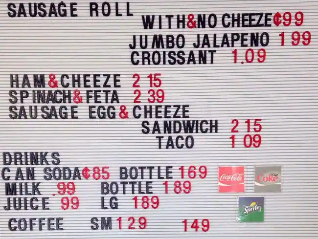 Menu of Donut Palace, Allen, Allen  