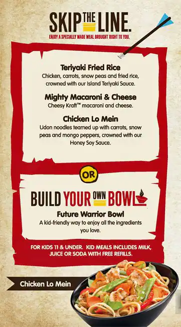 Menu of Genghis Grill, Addison, Addison  