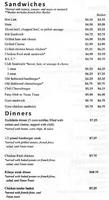 Menu of Hickory House Barbecue, Kessler, Dallas  