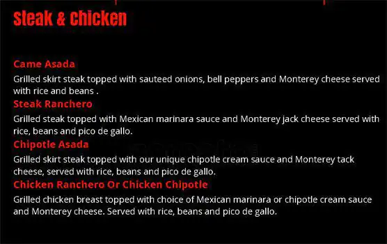 Tasty food Mexicanmenu Allen, Allen