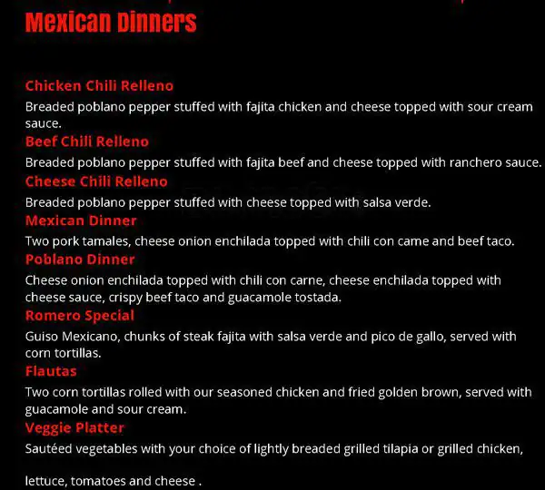 Menu of Jalapeno's Mexican Grill, Allen, Allen  