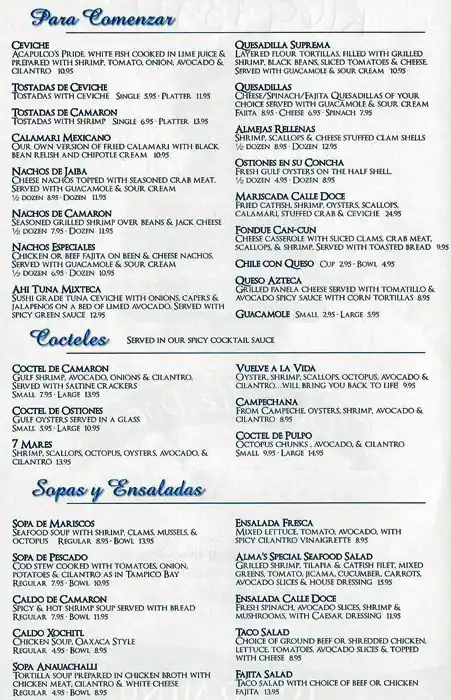 Best restaurant menu near West 12th Street Oak Cliff Dallas