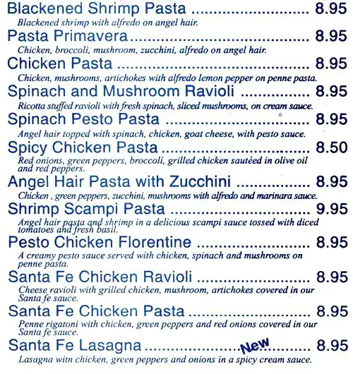 Menu of Mama Mia Pizza & Pasta, Deep Ellum, Dallas  