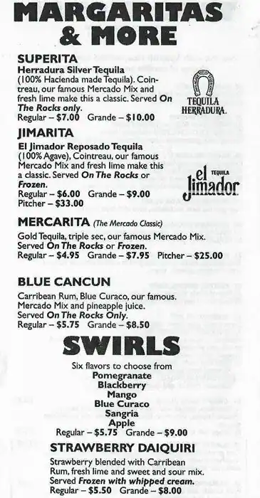 Menu of Mercado Juarez, Arlington, Arlington  