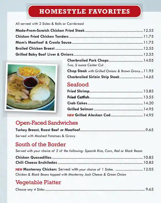 Menu of Original Market Diner, Oak Lawn, Dallas  