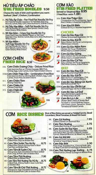 Tasty food Vietnamesemenu Arlington, Arlington