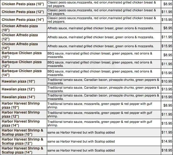 Menu of Pizza X-Press, Far North Dallas, Dallas  