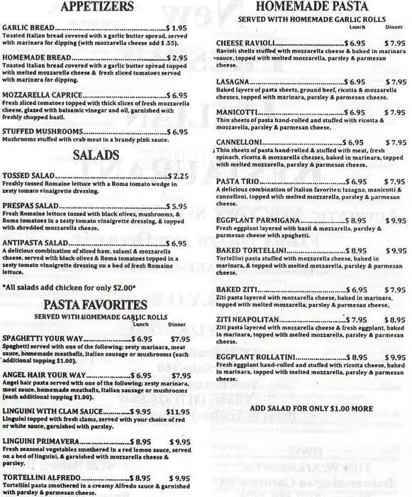 Best restaurant menu near Park Row Village Arlington Arlington