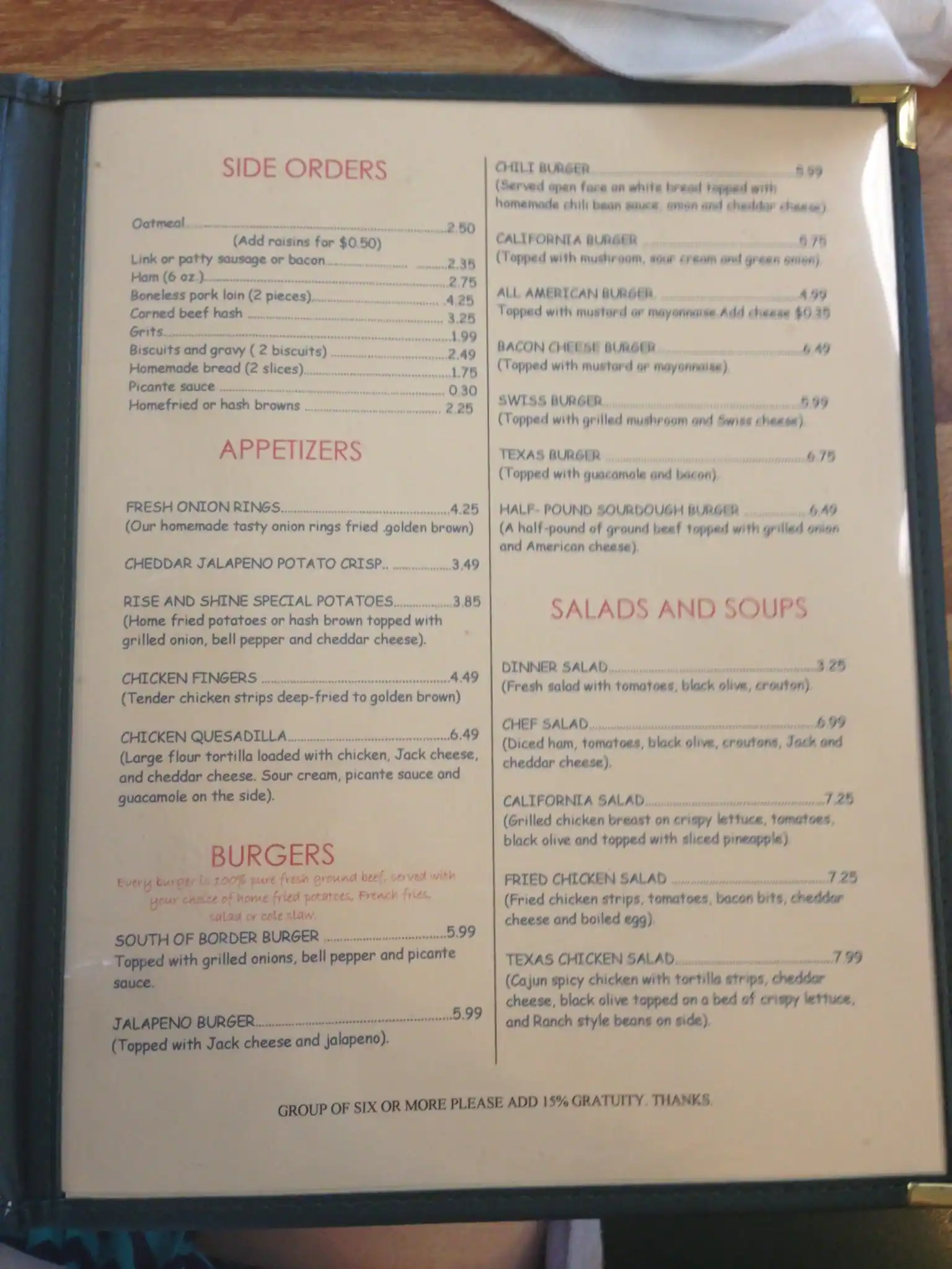 Menu of Rise & Shine, Arlington, Arlington  