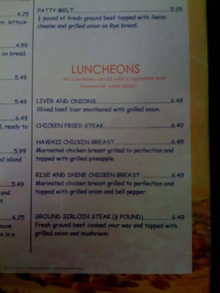 Menu of Rise & Shine, Arlington, Arlington  