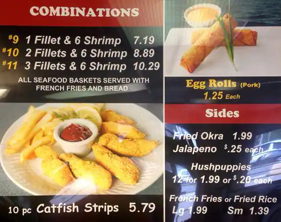 Menu of Seafood Connection, Cedar Crest, Dallas  