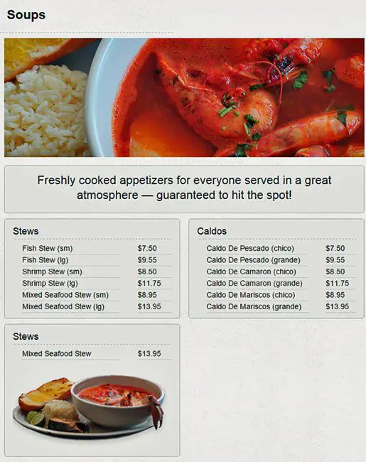 Menu of Seafood Shack, Northwest Dallas, Dallas  