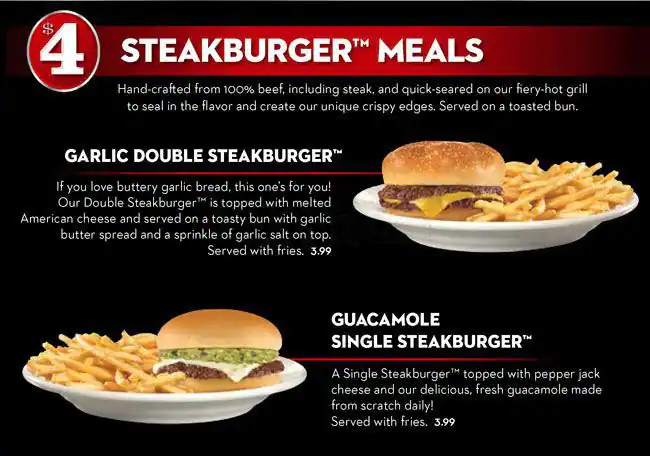 Menu of Steak 'n Shake, North Arlington, Arlington  
