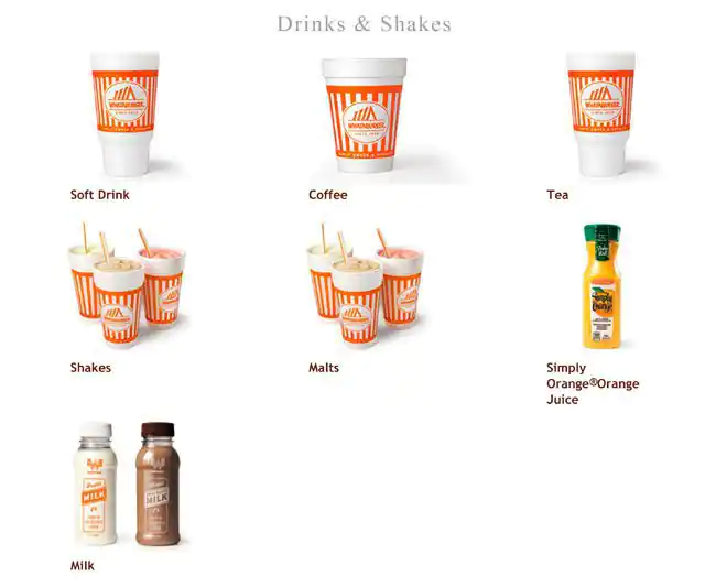 Menu of Whataburger, Fort Worth, Arlington  