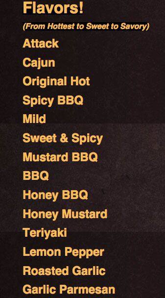 Menu of Wing Shack, Lovefield, Dallas  