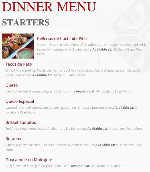 Tasty food Tex-Mexmenu Burleson, Burleson