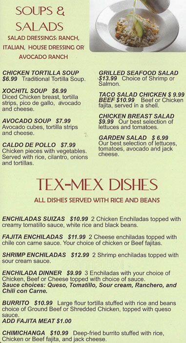 Menu of Nico's Cocina, Carrollton, Carrollton  