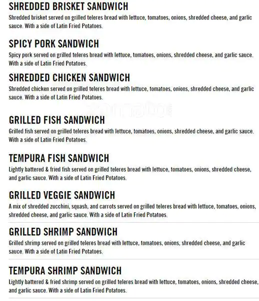 Menu of Fuzzy's Taco Shop, Arlington, Arlington  