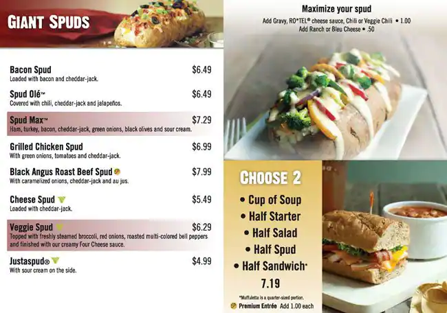 Menu of McAlister's Deli, Arlington, Arlington  