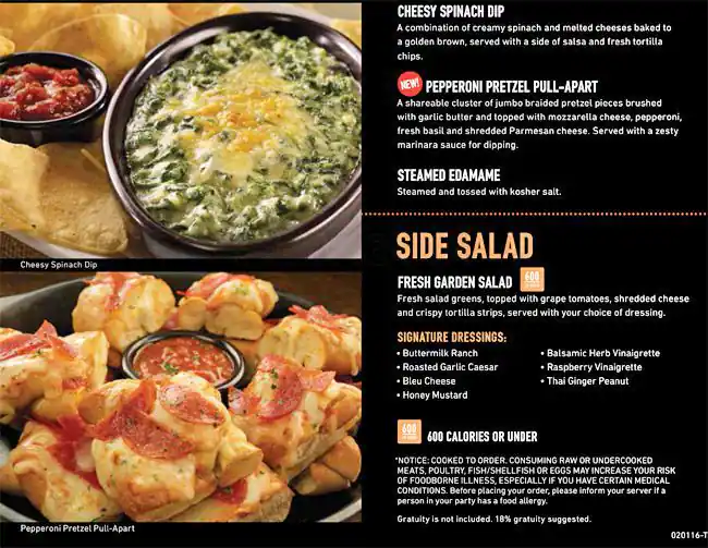 Menu of Dave & Busters, Arlington, Arlington  